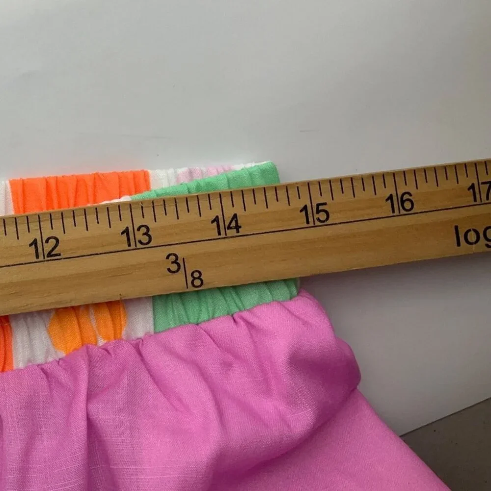 Kulani Kinis  Large Colorful Hibiscus Print Wide-Leg Pull-On Pants - Picture 10 of 14